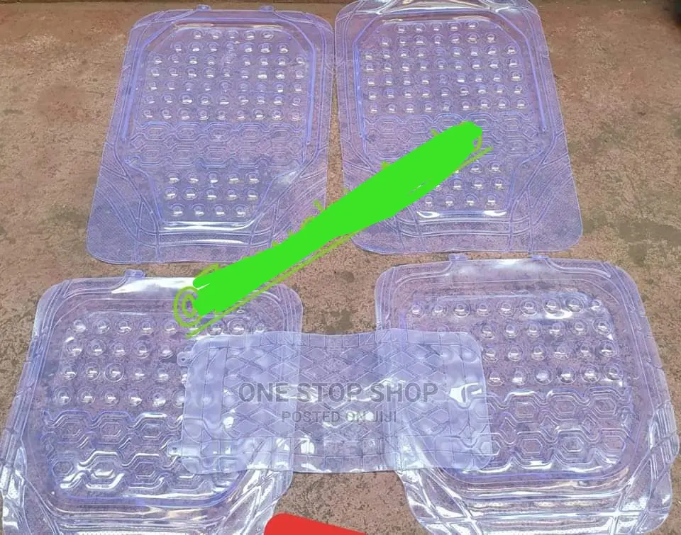 5pcs Clear Unique PVC Car Floor Mats