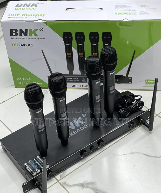 BNK Bk8400 4wireless Microphone Set Uhf - thumbnail 3