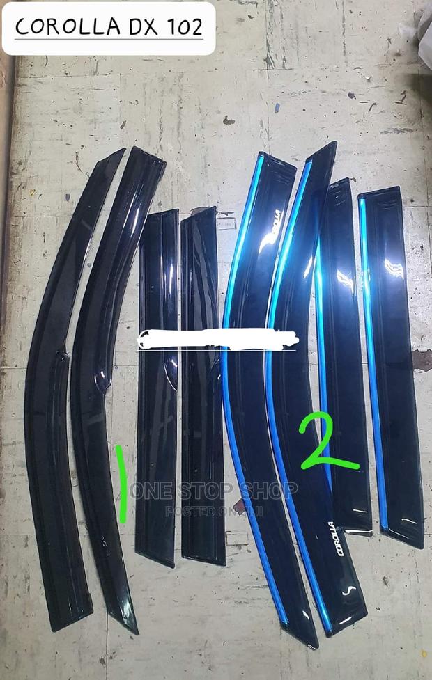 4pcs Corolla DX 102 Wind Deflectors 4pcs