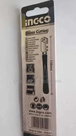 Glass Cutter Glass Cutter Ingco + Free 6pcs Extra Blades
