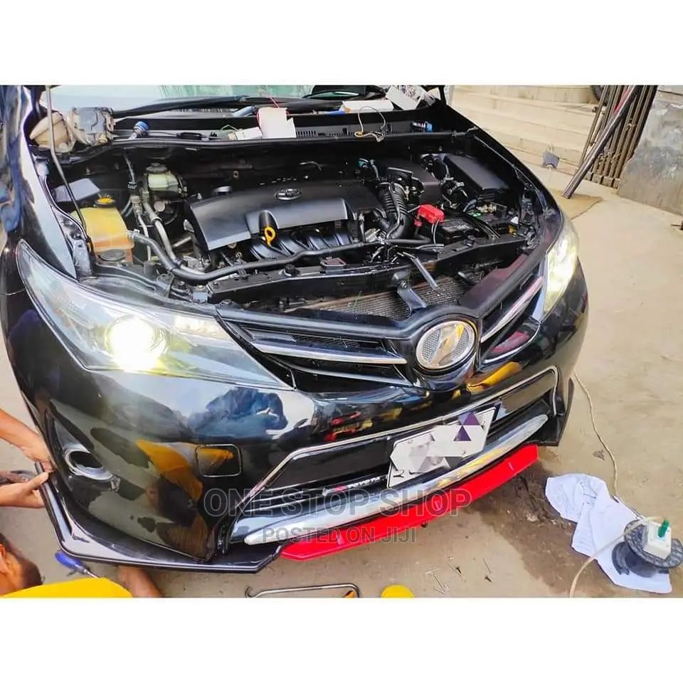Car Fitted With Front Lip (Adjustable and Universal Fit)