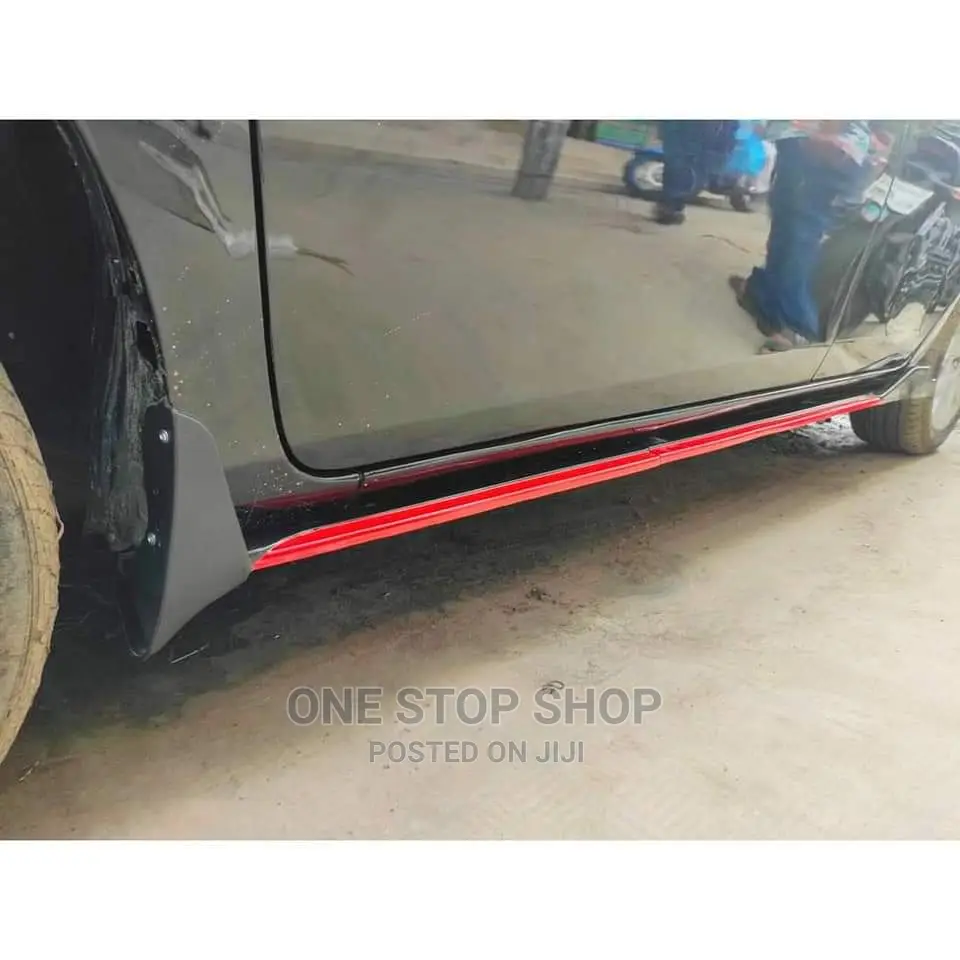 Car Fitted With Side Skirt(Adjustable and Universal)