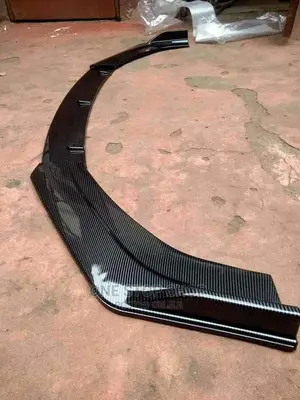 Carbon Black Adjustable Front Lip Kit
