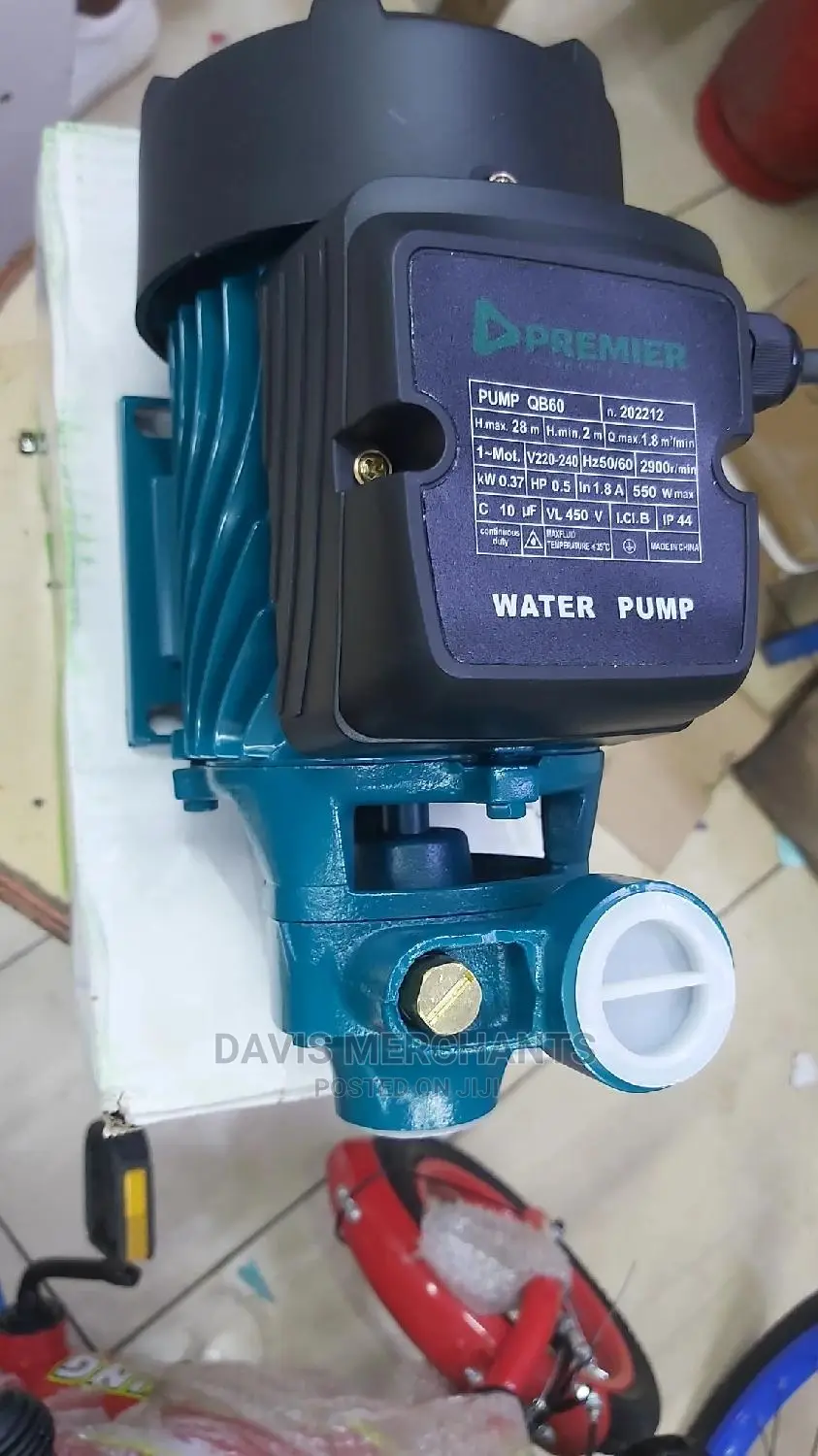 Booster Pump With 0.5hp