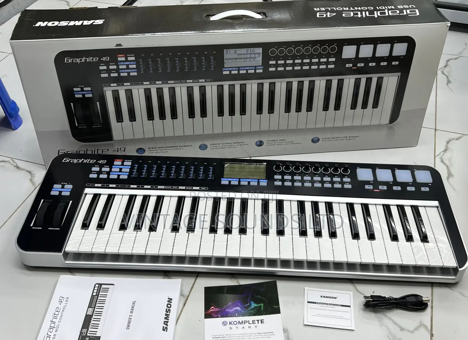 Samson Graphite 49 ,49keys USB Midi Controller