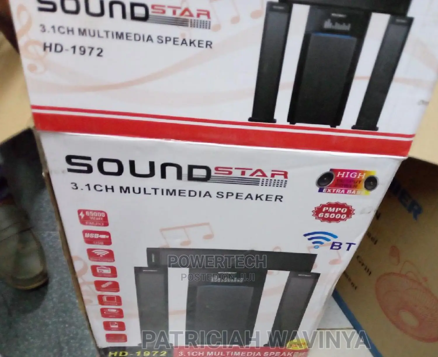 3.1 Ch Sound Star Hd-1972 Sound System 65000watts.