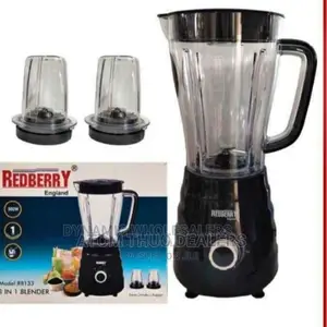 Red Berry 3in1 Blender With Grinder and Mincer.