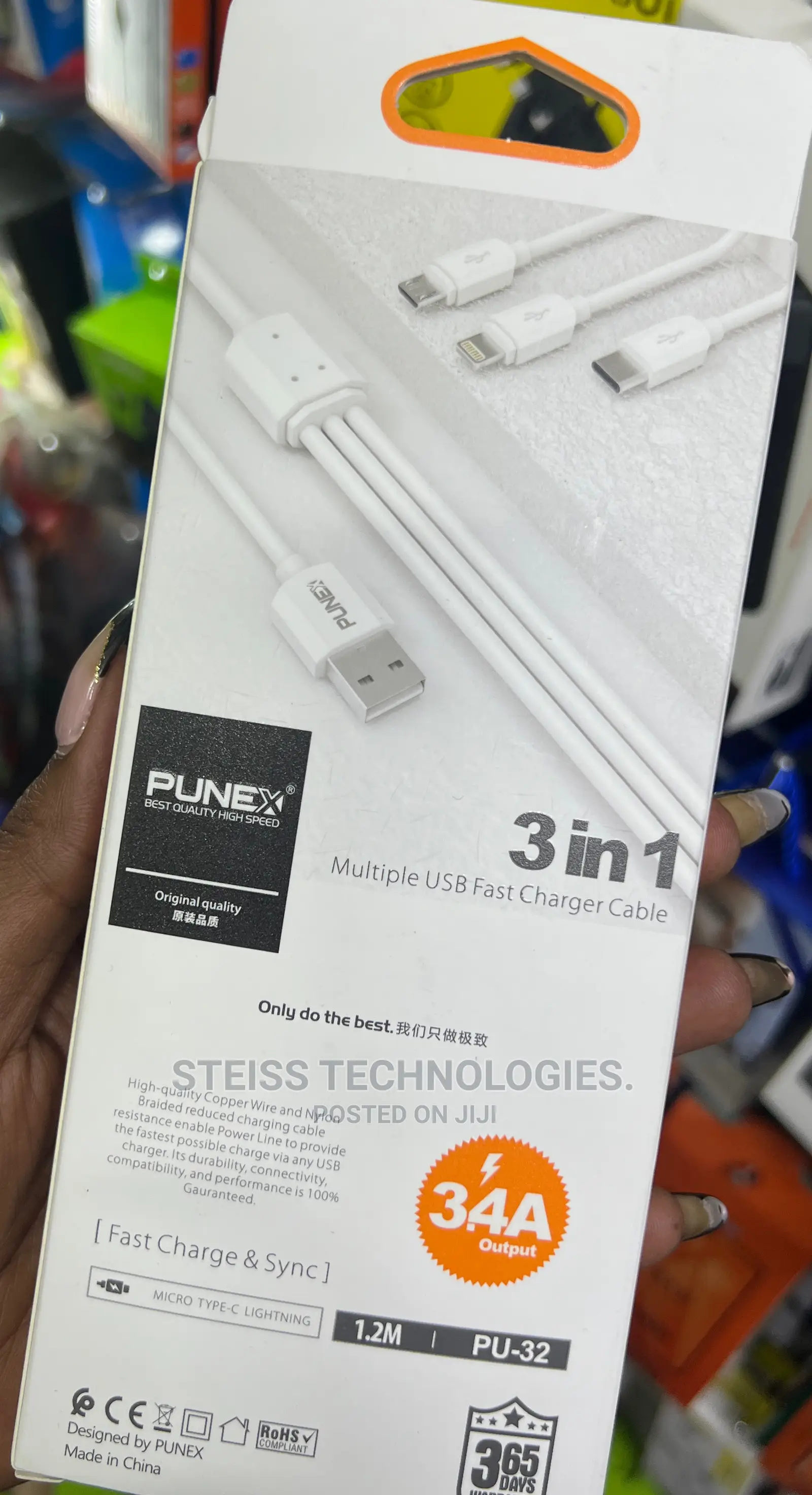 Punex 3 in 1 Cable