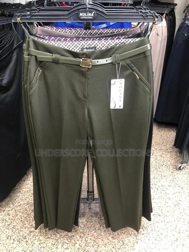 Ladies Plus Size Fitting Highend Turkey Official Trousers - thumbnail 2
