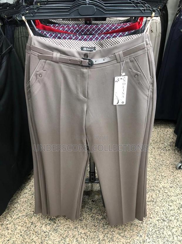 Ladies Plus Size Fitting Highend Turkey Official Trousers - thumbnail 3