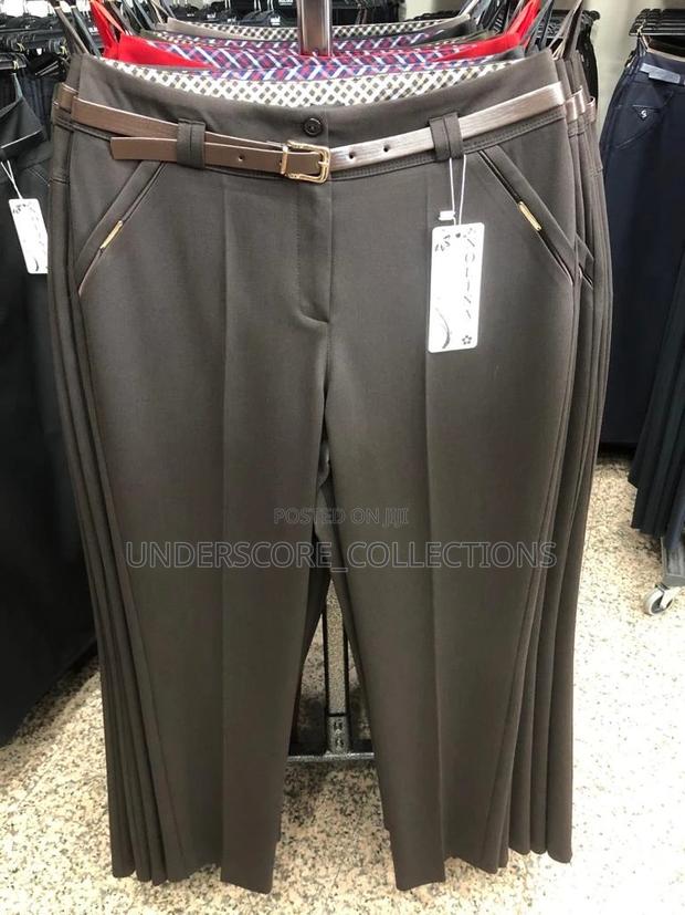Ladies Plus Size Fitting Highend Turkey Official Trousers - thumbnail 4