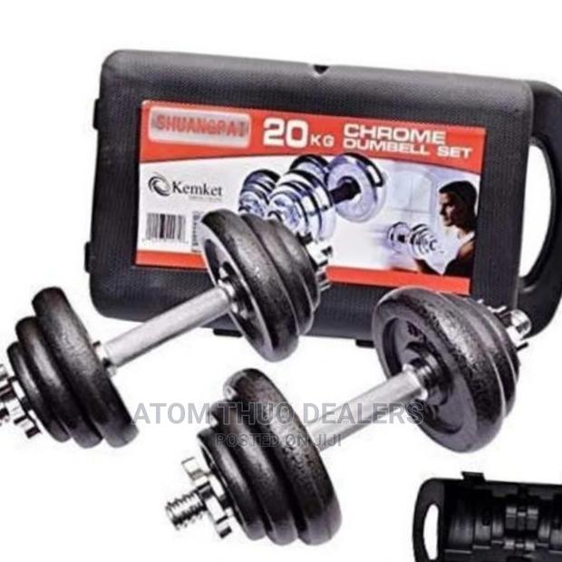 20kgs Chrome Dumbell. - main view