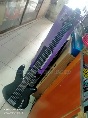 Black Bass Guitar 5 Strings