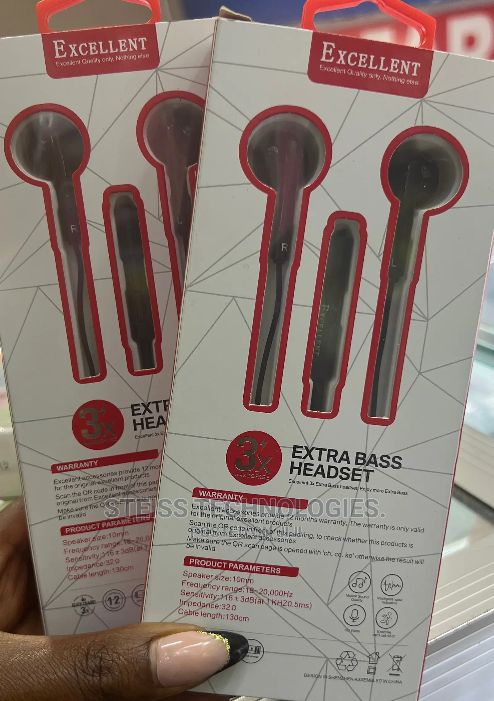 Excellent Wired Superbass Earphones.