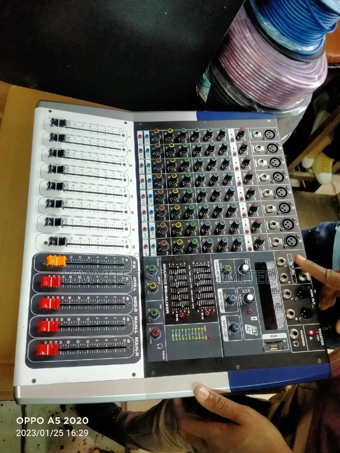 Powered Mixer 8 Channels KV