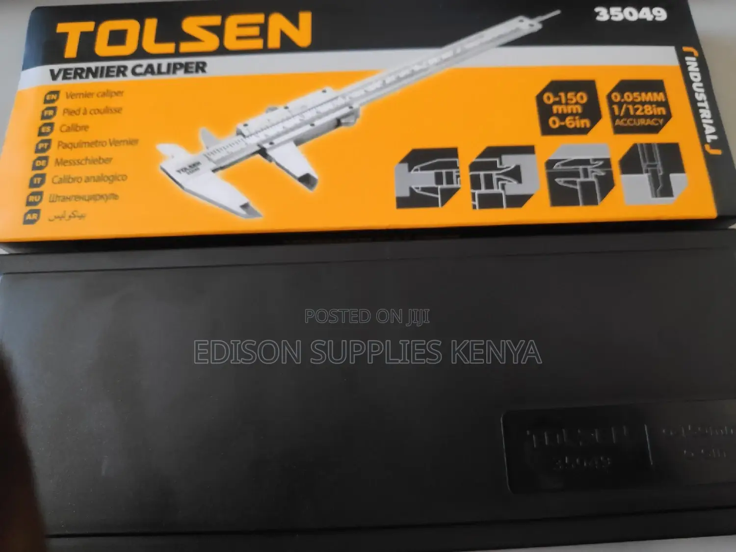 Tolsen Vernier Caliper 150mm 6" Heavy Duty Analog Caliper