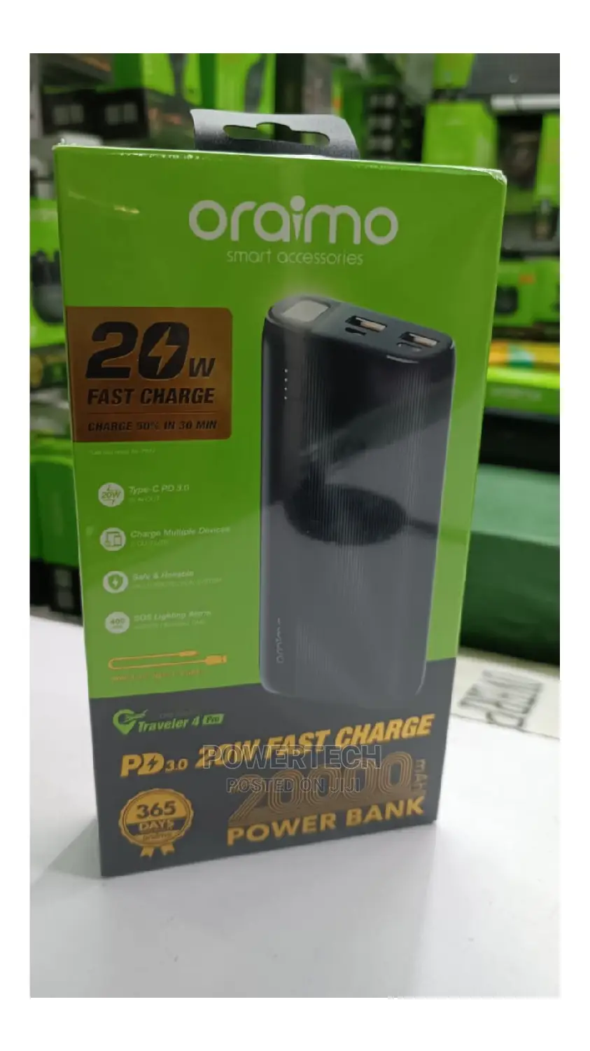 Oraimo Power Bank 20000 Mah.
