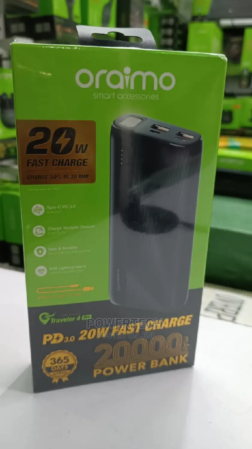 Oraimo Power Bank 20000 Mah.