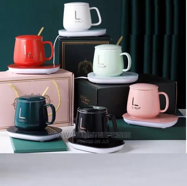 Valentines Luxury Cup, Lid, Spoon Warmer Gift Set
