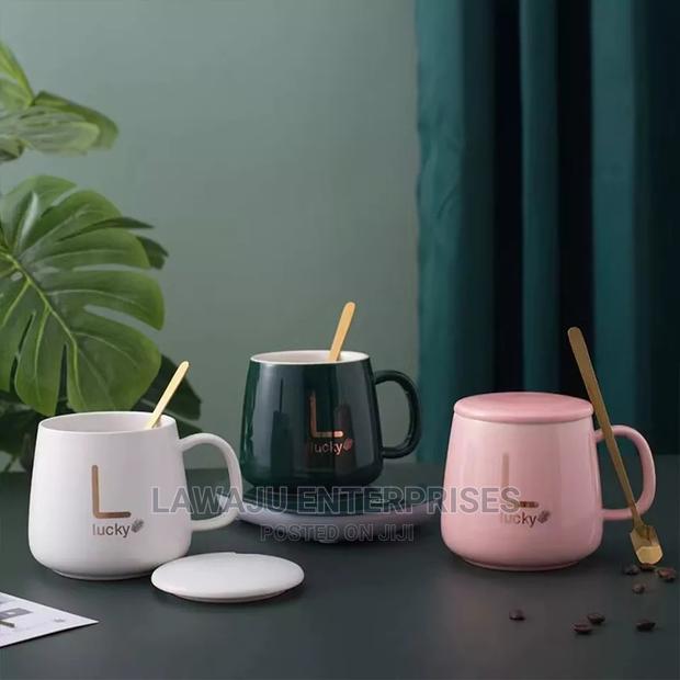 Valentines Luxury Cup, Lid, Spoon Warmer Gift Set - thumbnail 2