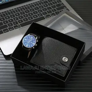 Valentines Men's Watch Wallet Gift Set