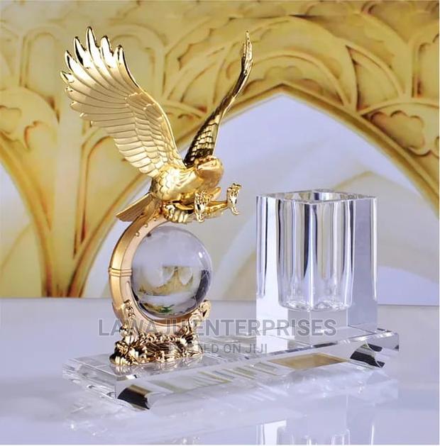 Crystal Pen Office Organizer, Desktop, Pen Holder - thumbnail 2