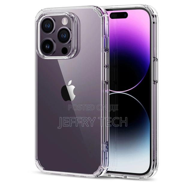 Apple iPhone 14 Pro Max 13 12 11 XR Clear Case Shockproof P - thumbnail 3