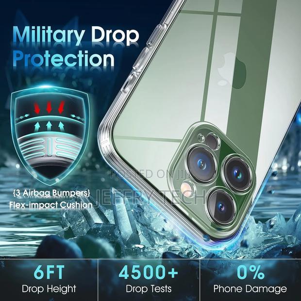 Apple iPhone 14 Pro Max Case Clear Shockproof Armor Silicone - thumbnail 2