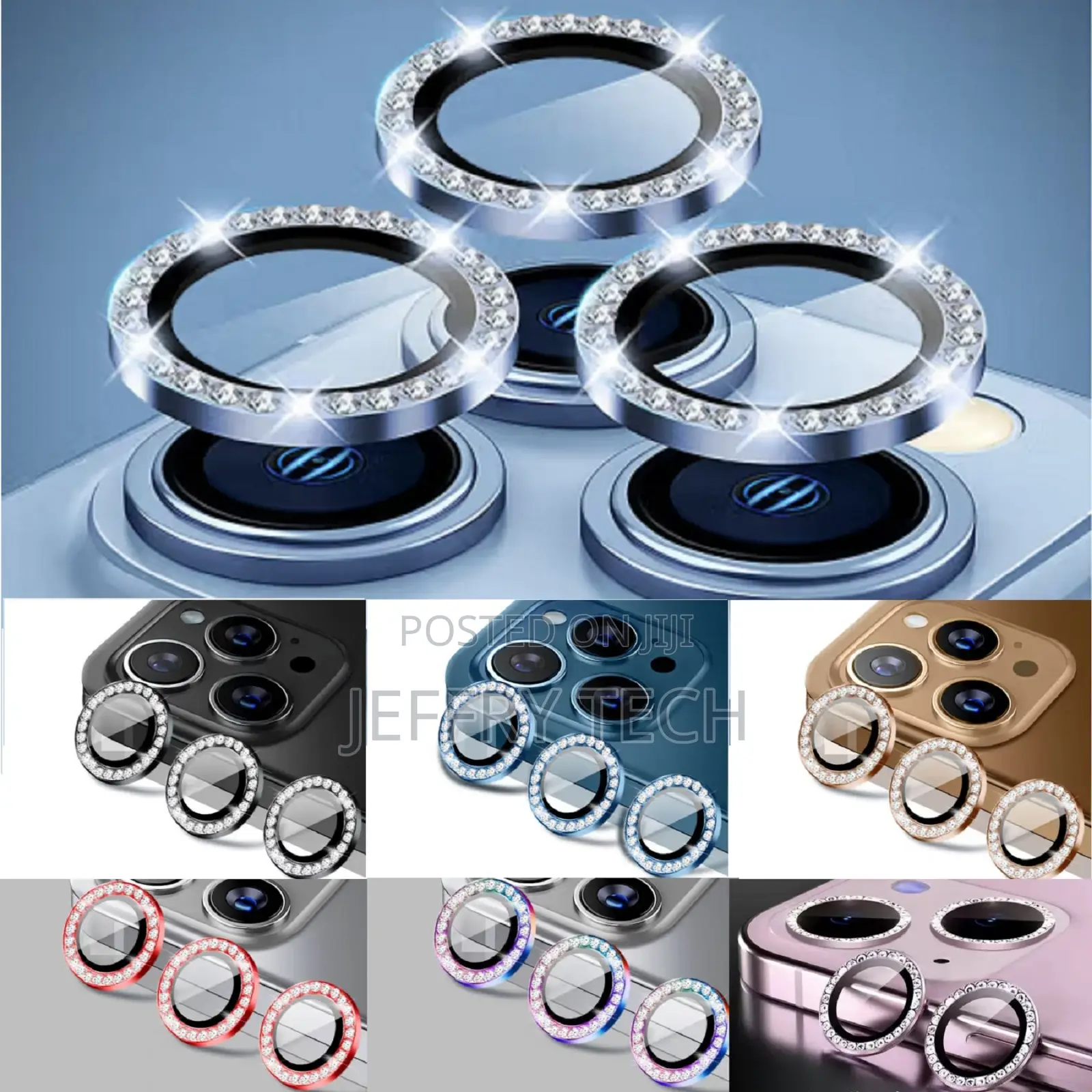 Tempered Glass Camera Protector Lens Cover for iPhone 14 Plu