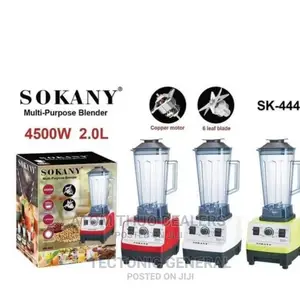 Sokany Commercial Blender 4500wts