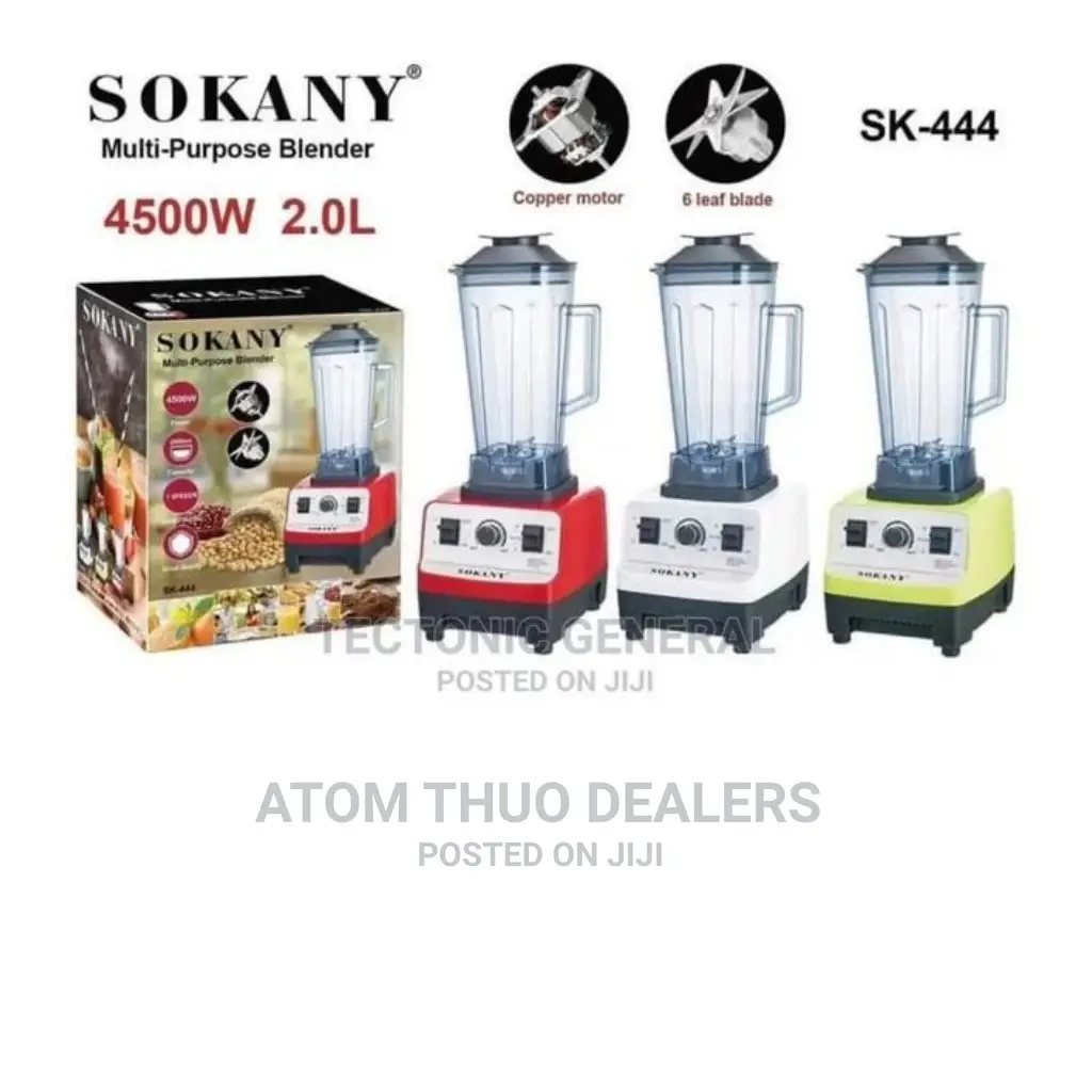 Sokany Commercial Blender 4500 Wts