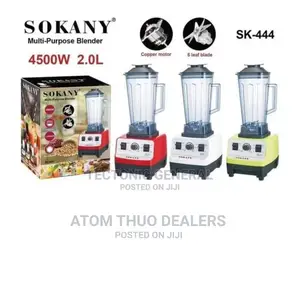 Sokany Commercial Blender 4500 Wts