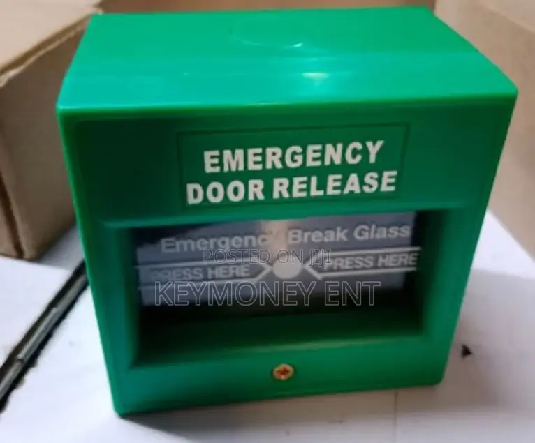 Emergency Door Release Break Glass