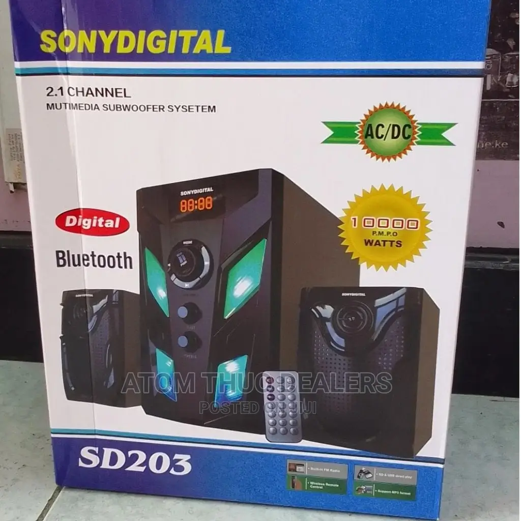 2.1ch Sony Digital Woofer Multimedia System