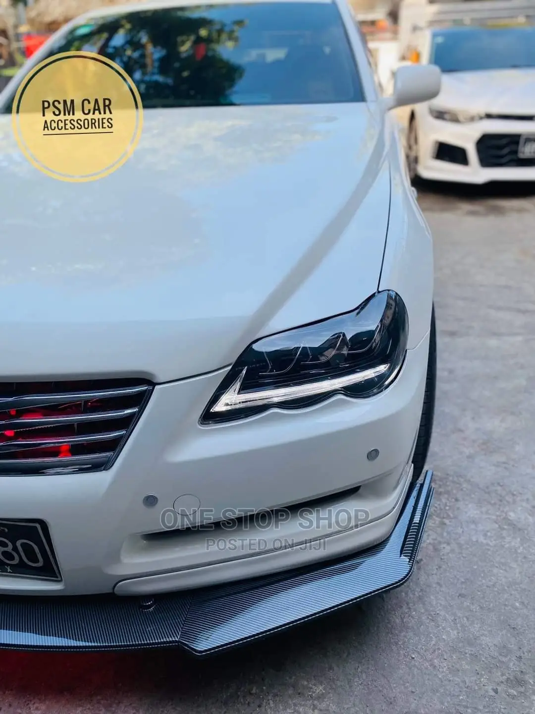 Car Fitted With Carbon Front Bumper Diffuser