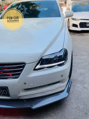 Car Fitted With Carbon Front Bumper Diffuser