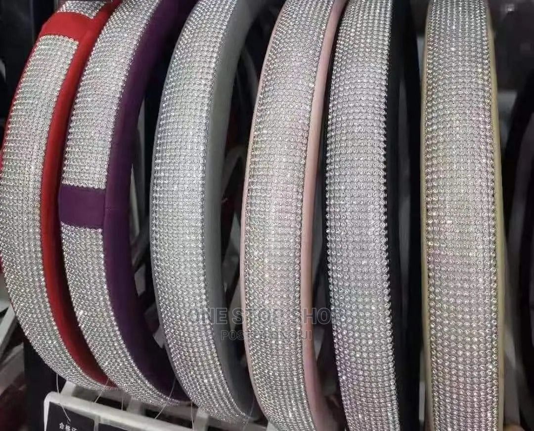 Glittering Universal Fit Classy Steering Wheel Covers