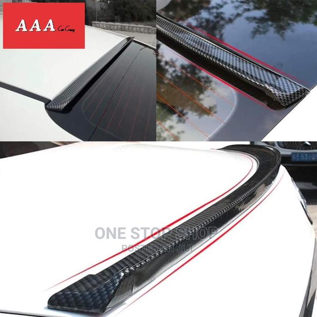 Car Boot Stick-On Carbon Spoiler