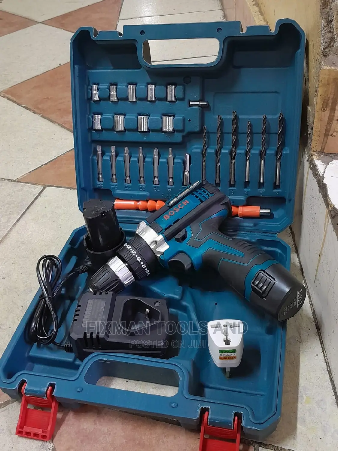 Cordless Drill Bosch 2 Battery
