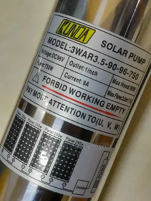 SOLAR WATER PUMP 90 M Head 750 Watts