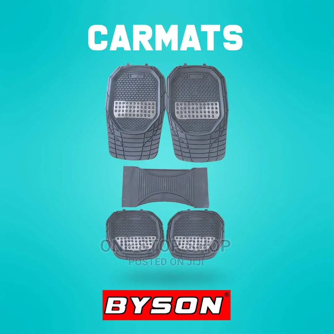 Car Mats 5pcs With Silver Non Slip Patch