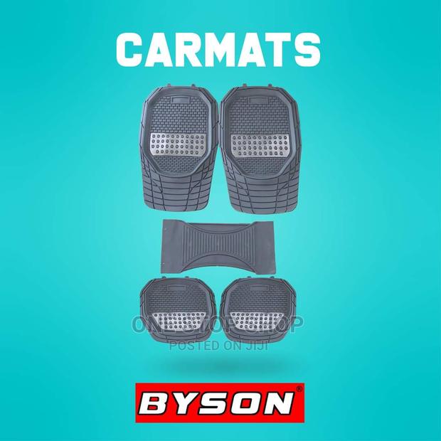 Car Mats 5pcs With Silver Non Slip Patch - thumbnail 2