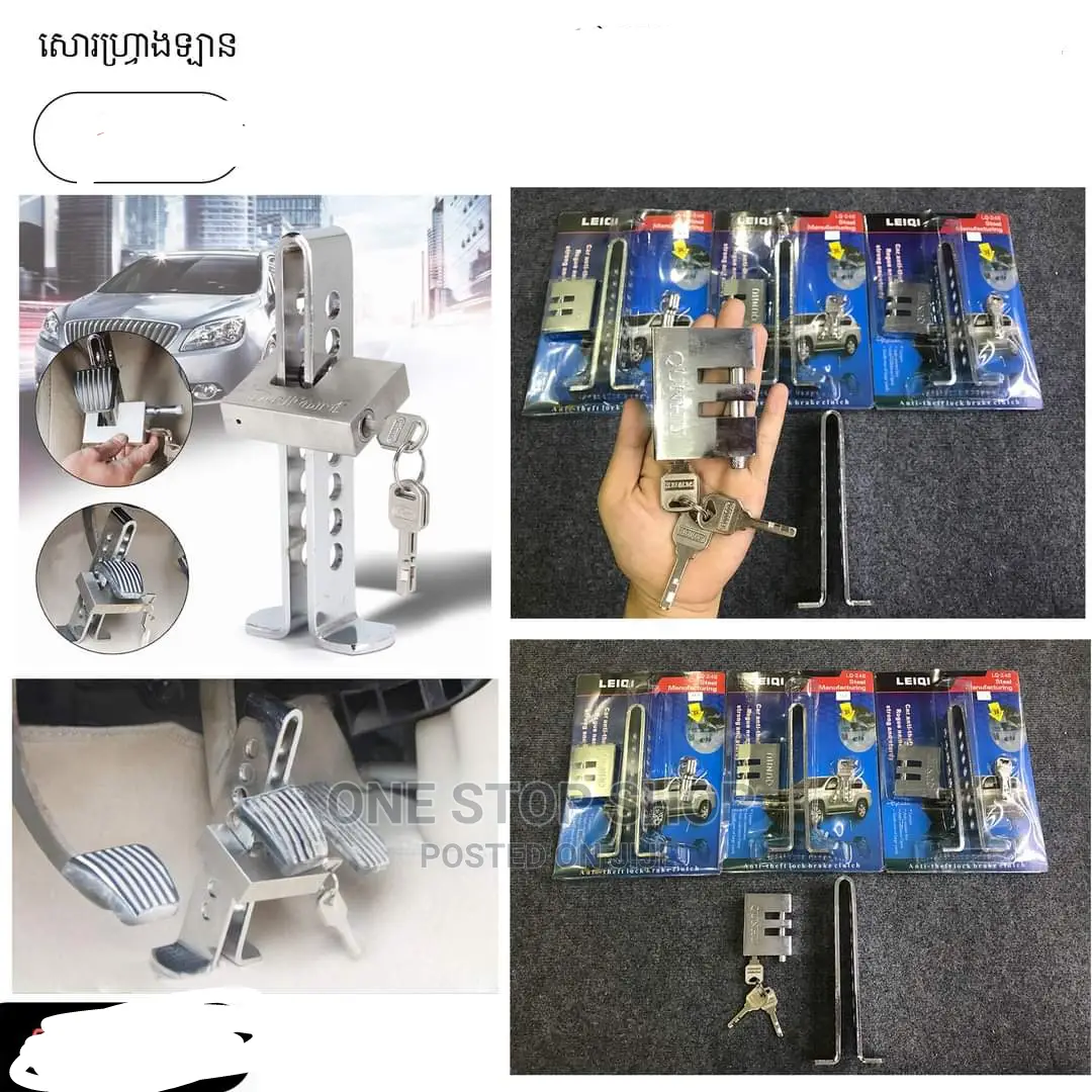 Universal Steel/Pedal/Clutch Antitheft Lock