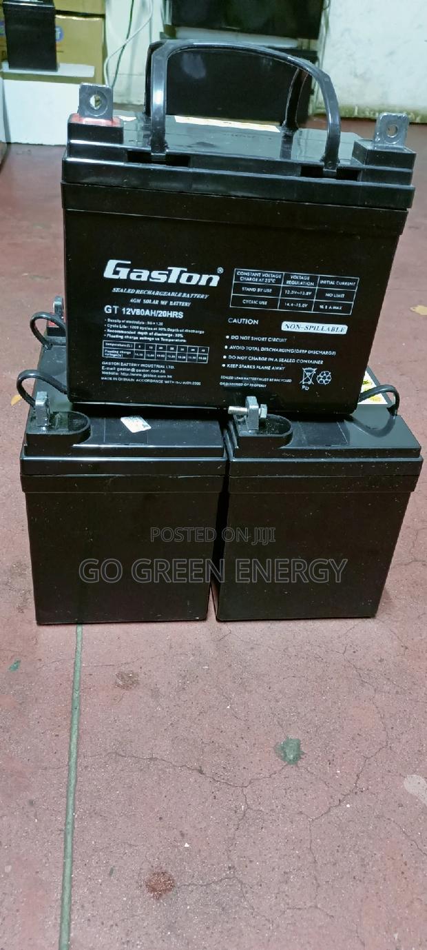 80ah Gaston Battery - main view
