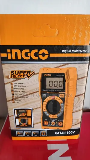 Ingco Digital Multimeter DM2002 600V Tester Heavy Duty
