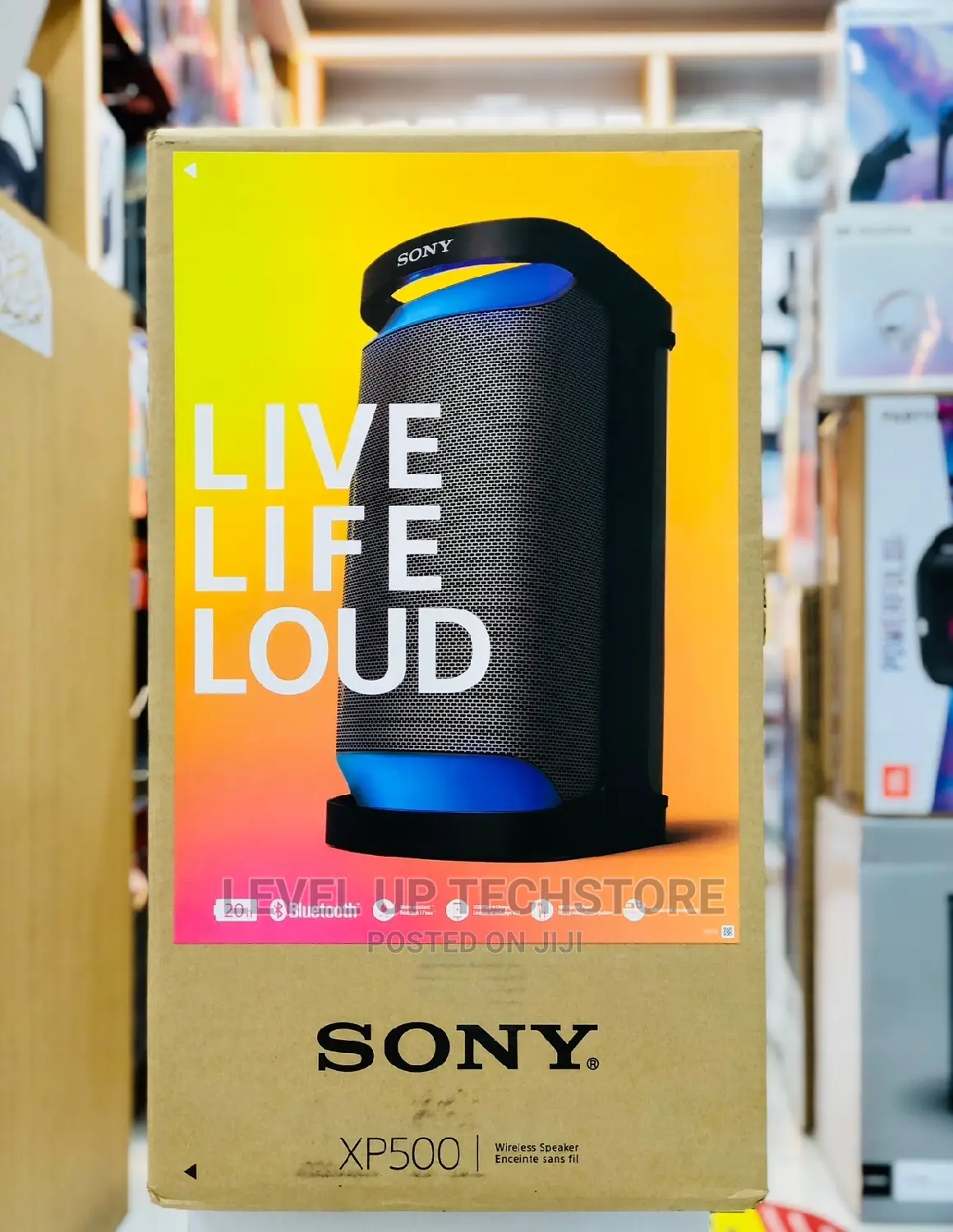 Sony SRS-XP500 Wireless Portable Karaoke Party Speaker - New