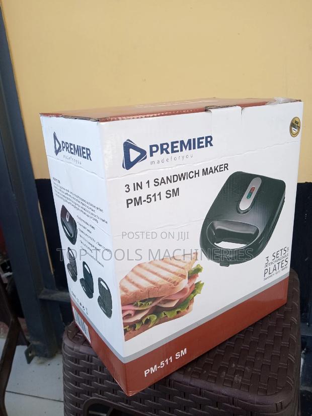 Premier 3 in 1 Sandwich Maker - main view