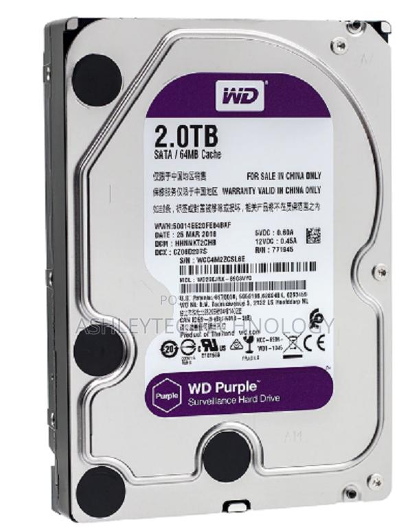 WD Purple 2TB 5400rpm 64MB Cache 3.5" Surveillance Hard Drive