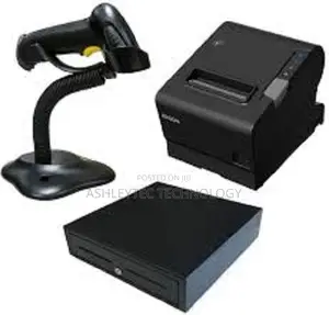 NEW Thermal Printer Cash Drawer And Scanner