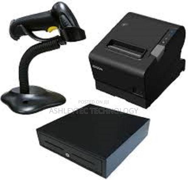 NEW Thermal Printer Cash Drawer And Scanner